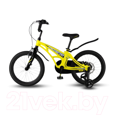 Детский велосипед Maxiscoo Cosmic Стандарт 18 2024 / MSC-C1836 (желтый матовый)