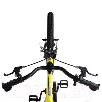 Детский велосипед Maxiscoo Cosmic Стандарт 18 2024 / MSC-C1836 (желтый матовый)