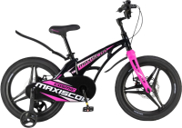 Детский велосипед Maxiscoo Cosmic Deluxe 18 2024 / MSC-C1832D (черный жемчуг) - 