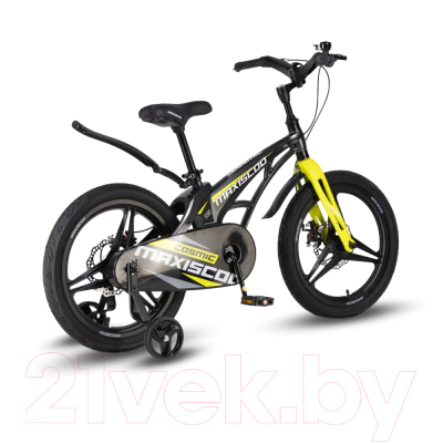 Детский велосипед Maxiscoo Cosmic Deluxe 18 2024 / MSC-C1835D (мокрый антрацит)