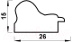 Миниатюра изображения товара Рамка Мирам 642643-15 (30x40)