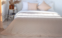 Набор текстиля для спальни Pasionaria Сканди 220x240 с подушками 40x60 (бежевый) - 