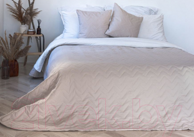Набор текстиля для спальни Pasionaria Сканди 220x240 с подушками 40x60 (серый)