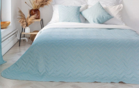 Набор текстиля для спальни Pasionaria Сканди 220x240 с подушками 40x60 (голубой) - 