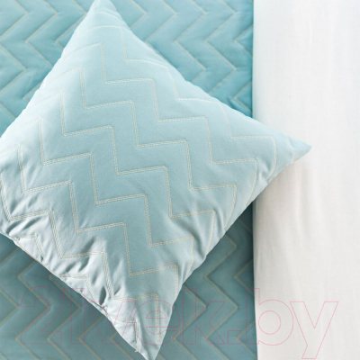 Набор текстиля для спальни Pasionaria Сканди 220x240 с подушками 40x60 (голубой)