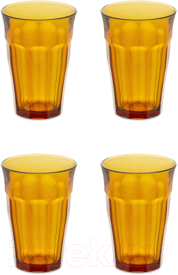 Набор стаканов Duralex Picardie Amber 1029DC04A0111 (4шт)