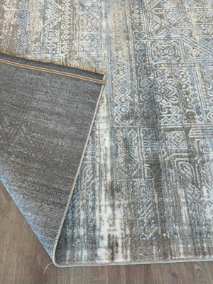 Ковровая дорожка Radjab Carpet Анталия RS15A / 9257RK (2.4x25, Dark Vizon/Vizon)