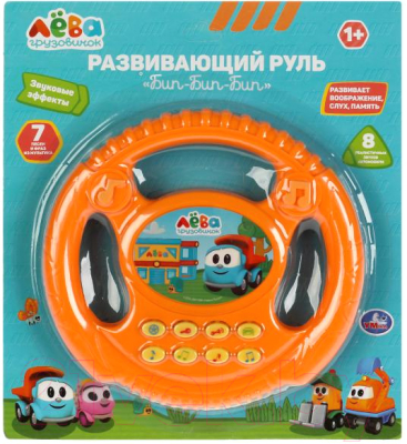 Развивающая игрушка Умка Музыкальный руль Грузовичок Лева / ZY026459-R4 