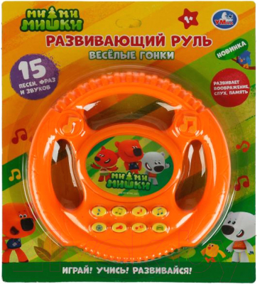 Развивающая игрушка Умка Музыкальный руль Ми-ми-мишки / ZY026459-R1