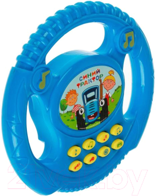 Развивающая игрушка Умка Музыкальный руль Синий Трактор / ZY026459-R2 