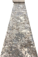 Ковровая дорожка Radjab Carpet Панама 8278A / 9612RK (1.2x25, Dark Beige/White) - 
