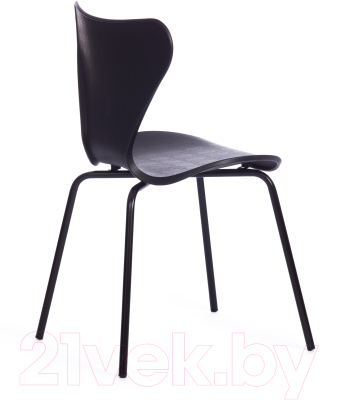 Стул Tetchair Jacobsen DC 102-1 пластик/металл (черный/черный)