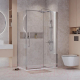 Миниатюра изображения товара Душевой уголок Niagara 110x80x195 / NG-66-11A-A80-34 (хром/прозрачное стекло)