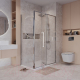 Миниатюра изображения товара Душевой уголок Niagara 110x90x195 / NG-66-11A-A90-34 (хром/прозрачное стекло)