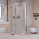 Миниатюра изображения товара Душевой уголок Niagara 90x100x195 / NG-66-9A-A100-34 (хром/прозрачное стекло)