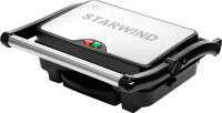 Электрогриль StarWind SSG2040 (серебристый/черный) - 