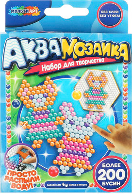 Развивающая игра MultiArt Аквамозаика Ферма / AB-200FARM -