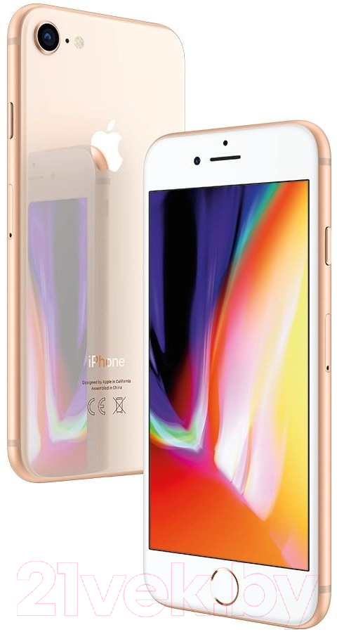Смартфон Apple iPhone 8 128GB / 2AMX182 восстановленный Breezy Грейд A (золото)