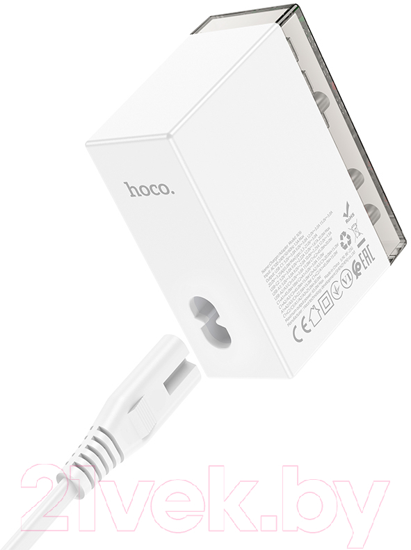 Адаптер питания сетевой Hoco N36 6 портов 3 USB+3 Type-C PD65W