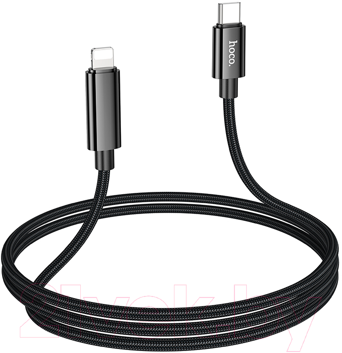 Кабель Hoco U125 Type-C to Lightning (1.2м, черный)