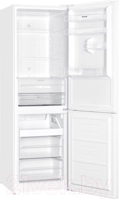 Холодильник с морозильником Weissgauff WRK 2000 Total NoFrost Inverter White Glass