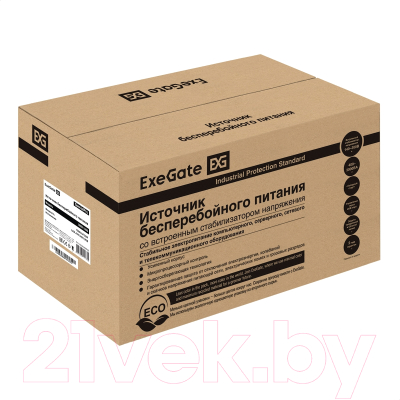 Изображение товара ИБП ExeGate SpecialPro UNB-1200.LED.AVR.4SH.USB (EP285490RUS)