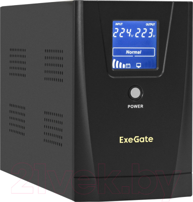 ИБП ExeGate SpecialPro Smart LLB-2000.LCD.AVR.2SH.RJ.USB (EX292632RUS)