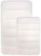 Набор ковриков для ванной и туалета Вилина Велюр / 7193 (50x80, 40x60, светло-бежевый) - 