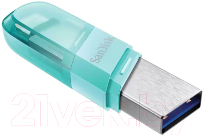 Usb flash накопитель SanDisk iXpand Flip 64Gb (SDIX90N-064G-GN6NK)