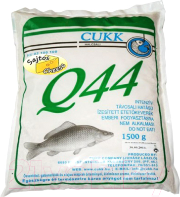 Прикормка рыболовная CUKK Q44 / 4968 (1.5кг, сыр)
