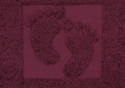 Полотенце АртПостель Ножки классик Темно-бордовый (50x70)