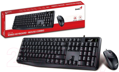 Клавиатура+мышь Genius Smart КМ-170 (черный)