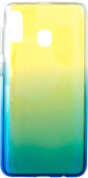 Чехол-накладка Volare Rosso Electro TPU для Galaxy A20 2019 (синий) - 