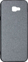 Чехол-накладка Volare Rosso Velvet Series для Galaxy J4 Plus (серый) - 