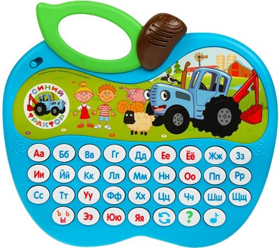

Развивающая игрушка, Планшет -яблоко Синий Трактор / HT1151-R1