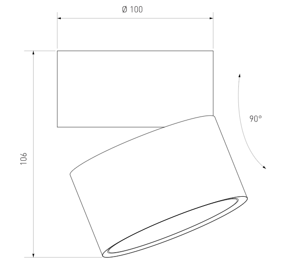 Точечный светильник Elektrostandard DLR031 15W 3000K (черный матовый) — фото 4