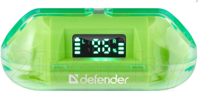 Беспроводные наушники Defender Twins 916 / 63917 (зеленый)