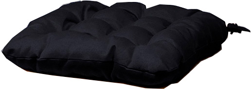 Подушка на стул Smart Textile Феникс 40x40 / ST498 (черный)