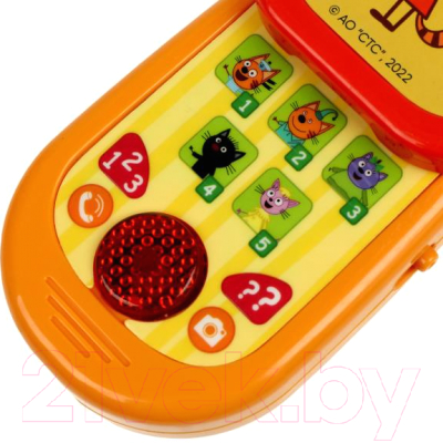 Развивающая игрушка Умка Телефон-слайдер Три Кота / HT1102-R4