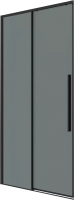 Душевая дверь Grossman Galaxy 110x195 / 1/2.K33.01.11.21.10 (черный матовый/тонированное стекло) - 