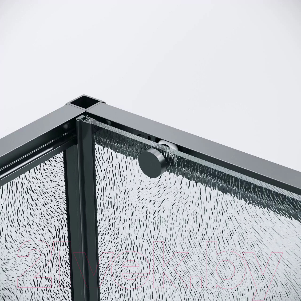 Душевой уголок Grossman Galaxy 140x90x195 / 120.K33.01.1490.21.02 (черный матовый/шиншилла стекло) — фото 4