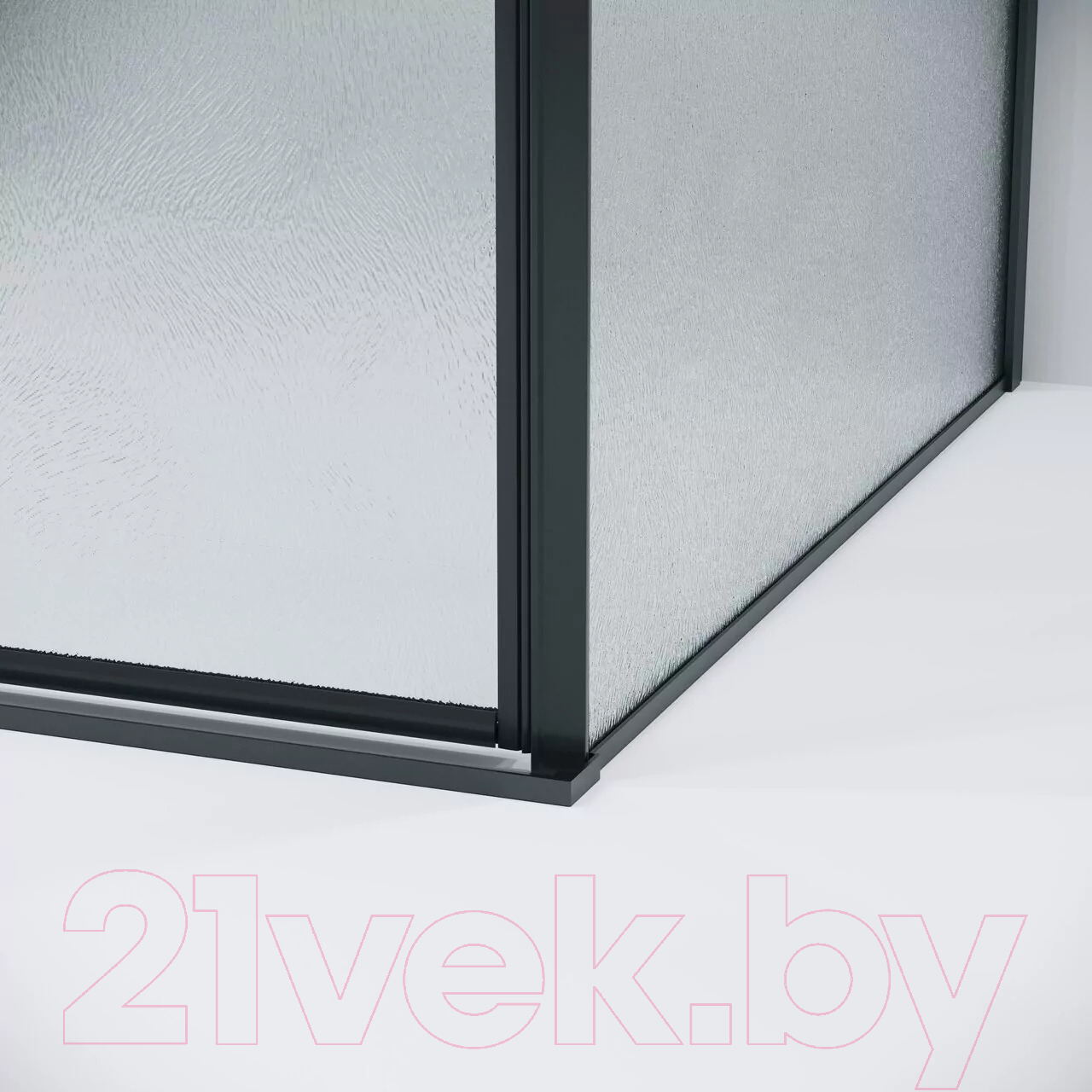 Душевой уголок Grossman Galaxy 140x90x195 / 120.K33.01.1490.21.02 (черный матовый/шиншилла стекло) — фото 5