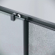 Миниатюра изображения товара Душевой уголок Grossman Cosmo 100x70x195 / 120.K33.02.1070.21.02 (черный матовый/шиншилла стекло)