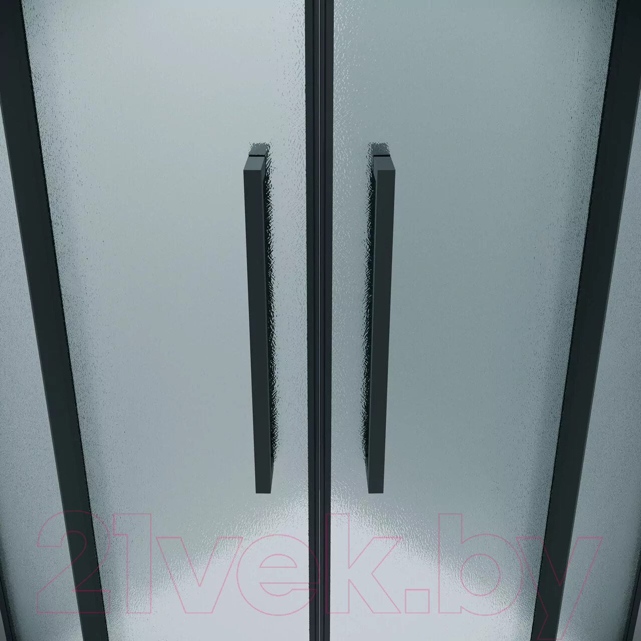 Душевой уголок Grossman Cosmo 80x80x195 / 301.K33.02.8080.21.02 (черный матовый/шиншилла стекло) — фото 3