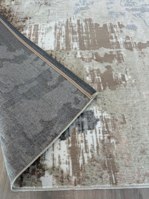 Ковровая дорожка Radjab Carpet Белла D051A / 9337RK (2.4x25, Cream Shirink/Vizon Fdy)