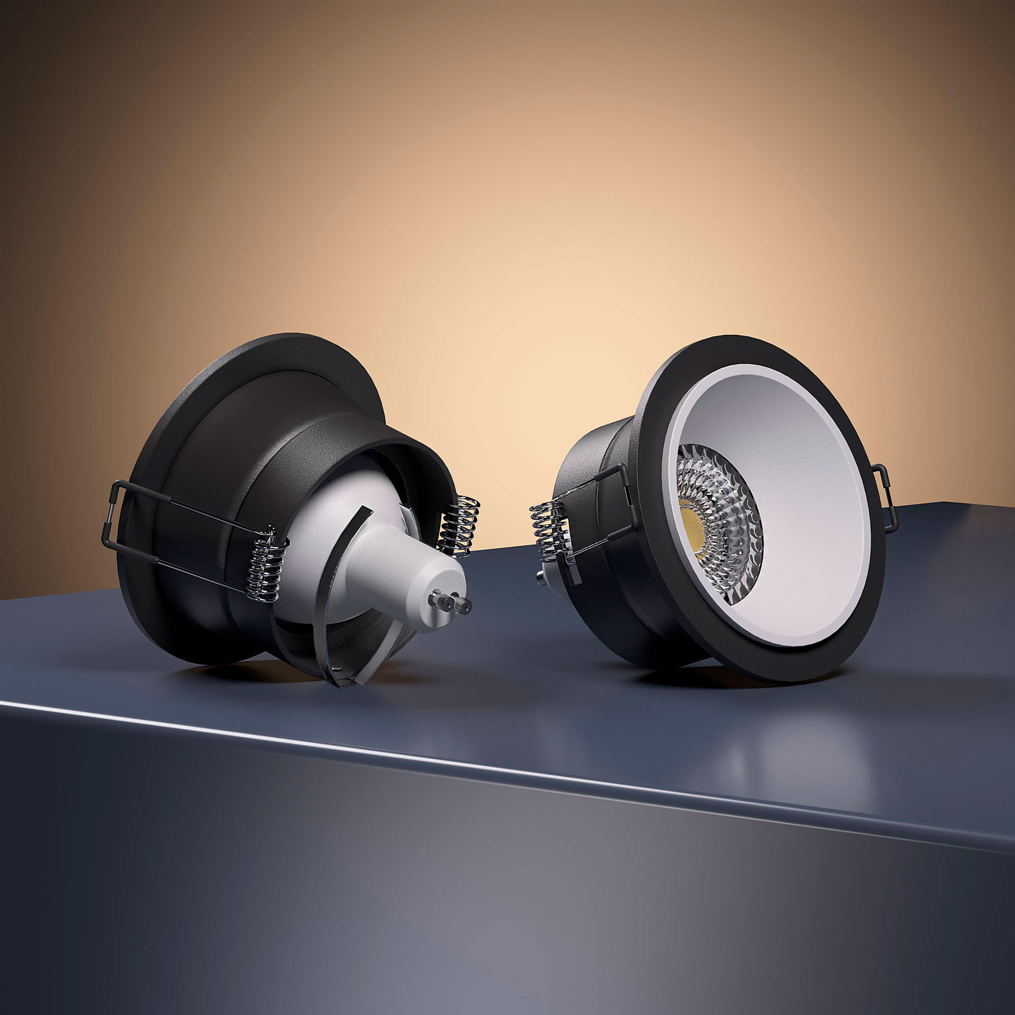 Точечный светильник Elektrostandard 25010/01 GU10 (черный) — фото 4