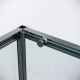 Миниатюра изображения товара Душевой уголок Grossman Galaxy 140x80x195 / 120.K33.01.1480.42.00 (графит сатин/прозрачное стекло)