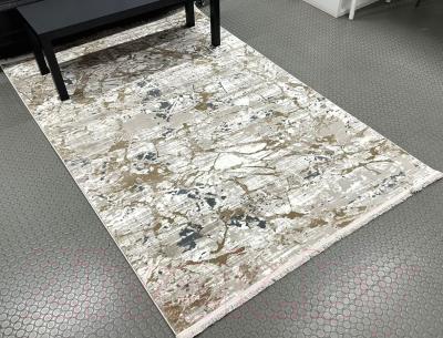 Ковер Radjab Carpet Валенсия Прямоугольник 10536RK (1.6x2.3, Cream/Vizon)