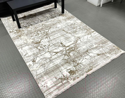 Ковер Radjab Carpet Валенсия Прямоугольник S044A / 10548RK (2.4x3.4, Cream/Vizon)