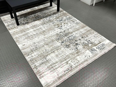 Ковер Radjab Carpet Валенсия Прямоугольник S027A / 10564RK (2.4x3.4, Cream/Vizon)